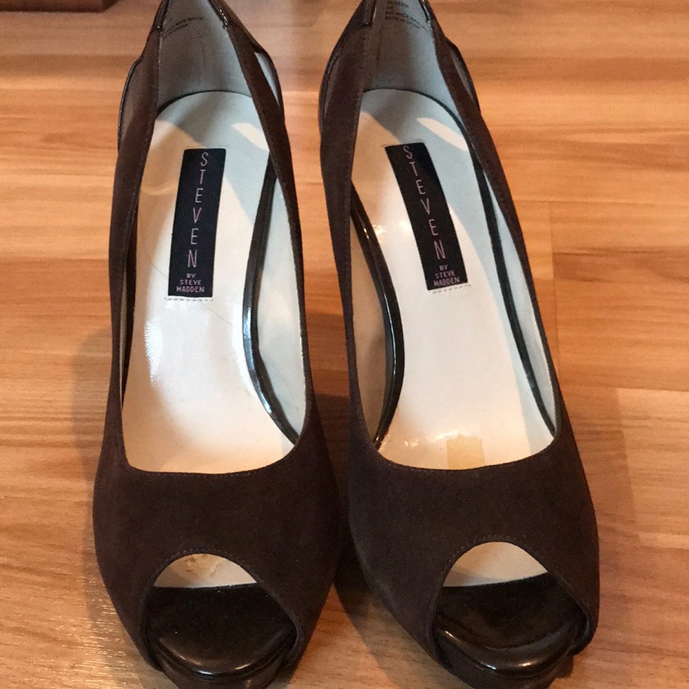 Steven by Steve Madden Brown suede heels - Picture 5 of 8